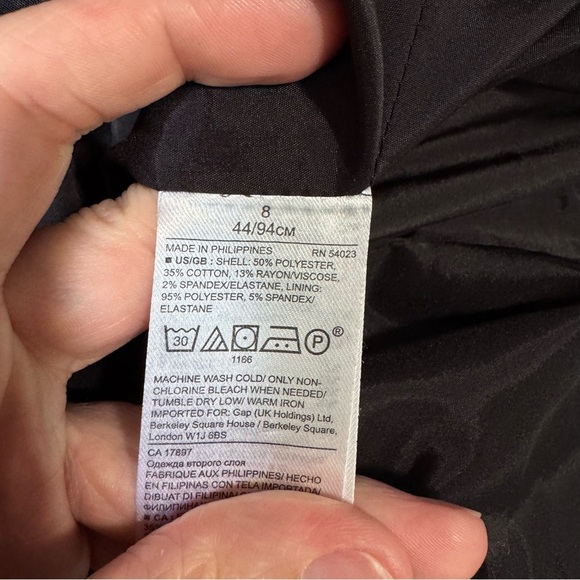 Banana Republic Black & White Print Blazer - Picture 7 of 8